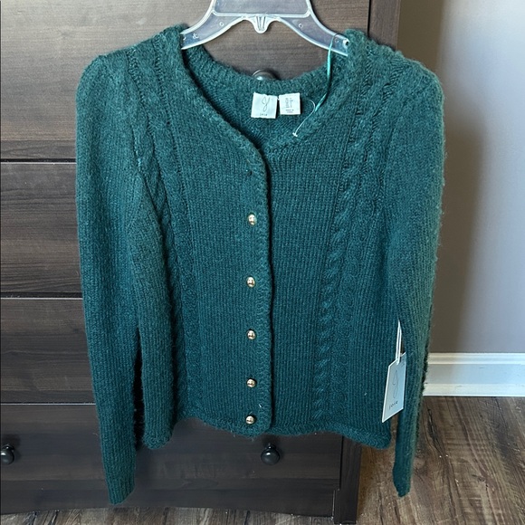 Joie Sweaters - Joie Teal Button-Up Cardigan Brand New
